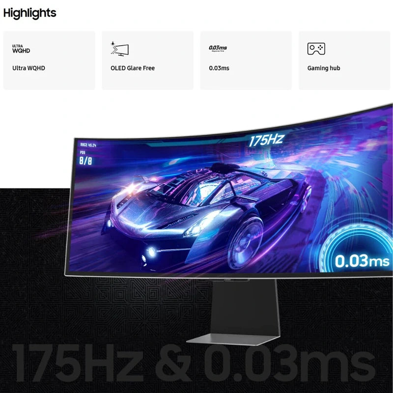 Samsung 34" Brand New Odyssey G85SD Smart Gaming Monitor