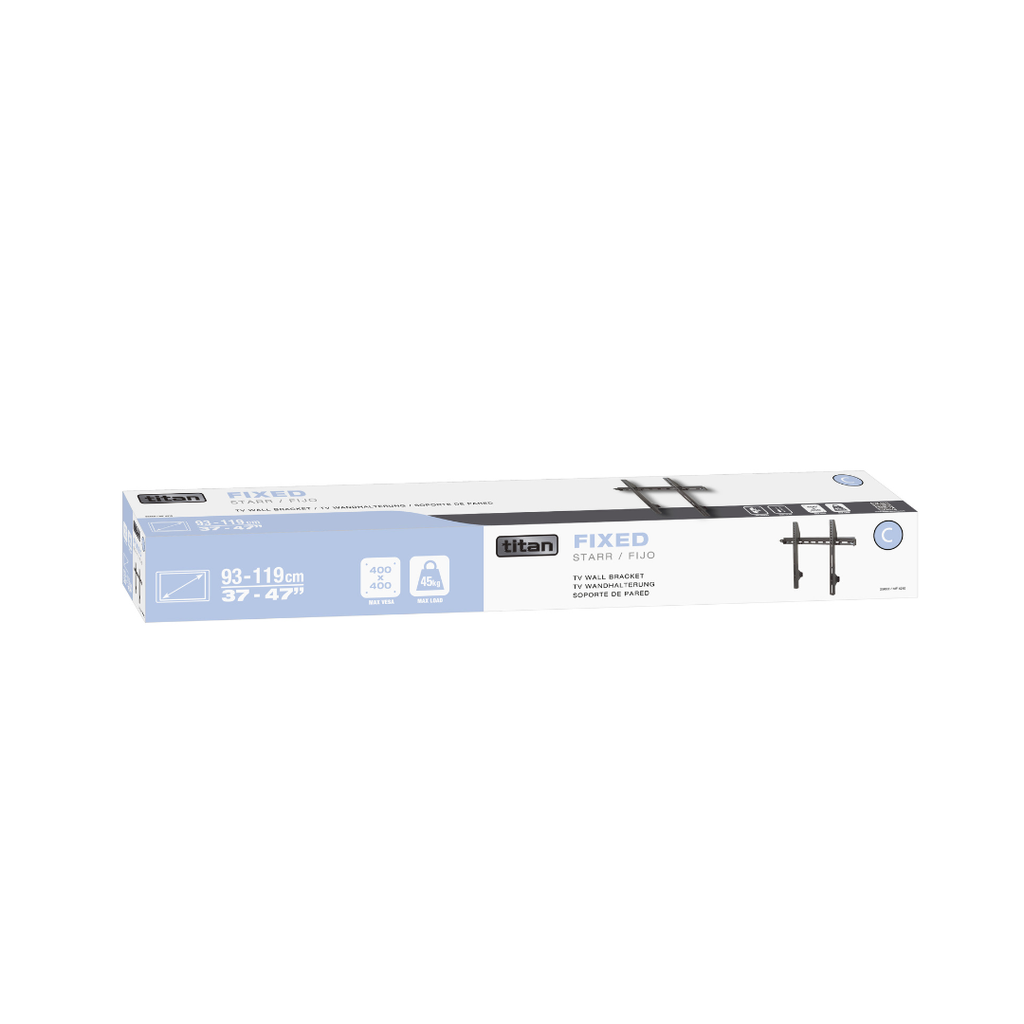 VIVANCO MF 4210 Titan C L Fixed Wallmount Bracket – VESA 400, Max 45 kg – New